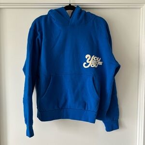 Peace Collective x Morgan Reilly Blue Hoodie with 'You Define You' Print